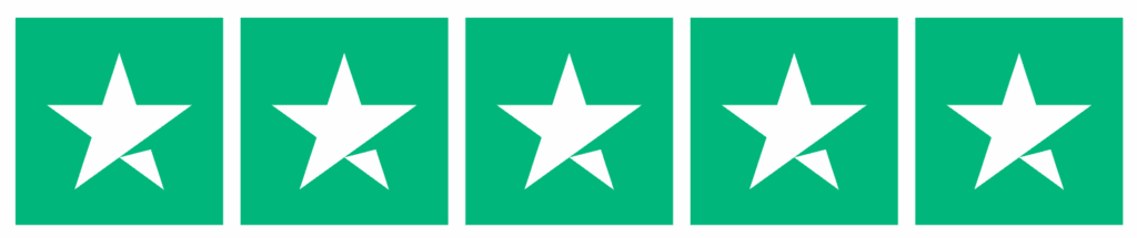 trustpilot 5 stars logo rating green white square review symbol e1750234380961